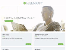 Tablet Screenshot of hjemkraft.no